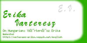 erika varteresz business card